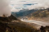 Abfluss des 23 km langen Aletsch