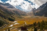 Val Veny, am Fuss des Mont Blanc