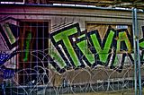 Graffitis HDR Aufnahme